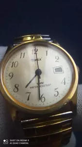 Vintage Watch TIMEX Mechanical 1970's Wrist watch Gold tone - Picture 1 of 14