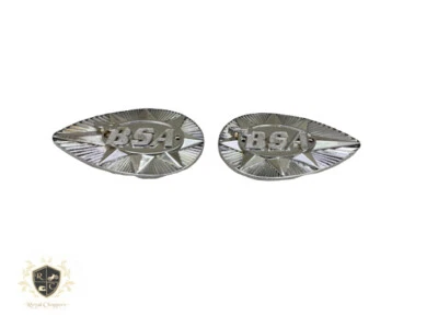 APTO PARA DEPÓSITO GASOLINA BSA A50 A65 B44 B25 CROMO DERECHO E IZQUIERDO (Fundición a presión) Foto 1 de 2