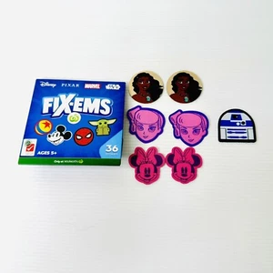 7x Woolworths Fix-Em Fabric Stickers Patch Badge Moana Bo Peep Minnie Mouse R2D2 - Bild 1 von 7