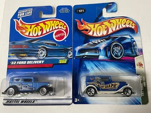 Hot Wheels ‘32 Ford Delivery Lot of 2 Variations #996 and Tat Rods - Picture 1 of 5