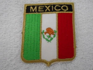 MEXICO  COUNTRY FLAG NEW NAME PATCH TAG - Picture 1 of 1
