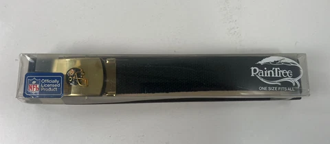 Vintage Pittsburgh Steelers RainTree Belt & Belt Buckle Cover