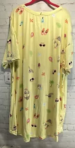 NEW Secret Treasures women 2X/3X nightshirt summer sleep shirt beach Vacation - Picture 1 of 3