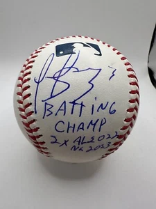 Luis Arraez Signed Inscribed Batting Champ 2x All Star MLB Baseball JSA COA - Picture 1 of 3