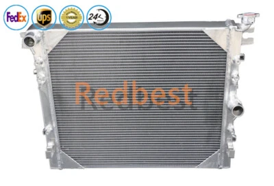 Radiador de aluminio 3 filas para Jeep Wrangler JK/Wrangler Rubicon Sahara 2007-2018 Foto 1 de 4