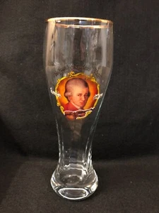 Wolfgang Amadeus Mozart 9inch Beer Glass, gold rim - NEW - Picture 1 of 5