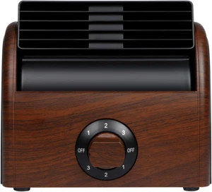 Desk Fan Personal Quiet Powerful Small Table Fans Retro Bladeless Fans for Home - Picture 1 of 7