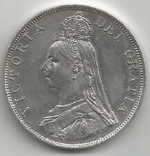 1888 DOUBLE FLORIN - VICTORIA BRITISH EMPIRE COMMONWEALTH SILVER COIN (A21)