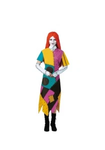 Sally Pesadilla Antes de Navidad Disfraz Vestido Guantes Halloween Juegos con disfraces MED - Imagen 1 de 9