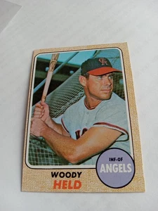 1968 Topps Woody Held California Angels #289. EXMT. See Scan!!!!!!!! - Picture 1 of 2