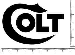 Colt Firearms Die Cut Sticker 8" x 5" Pick your color 1776 - Picture 1 of 8