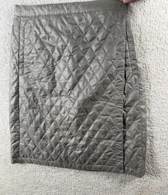 Falda Uniqlo para mujer grande envolvente gris acolchada acolchada acolchada acolchada Foto 1 de 4