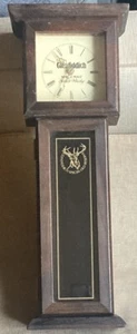 SELTENE Vintage batteriebetriebene Glenfiddich Scotch Holz Uhr mit Tür Pub Taverne Bar - Bild 1 von 24