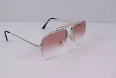 Gafas de sol Maison De Frame rosa graduada para damas con marcos plateados Banker 60/20 Foto 1 de 4