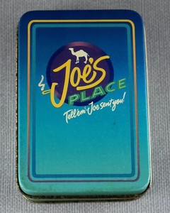VINTAGE CAMEL CIGARETTES JOE’S PLACE PLAYING CARDS IN TIN 1994