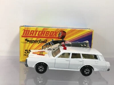 Matchbox #55 Mercury 🚓 Police Car Wagon In Original Box Lesney nice - Image 1 of 4