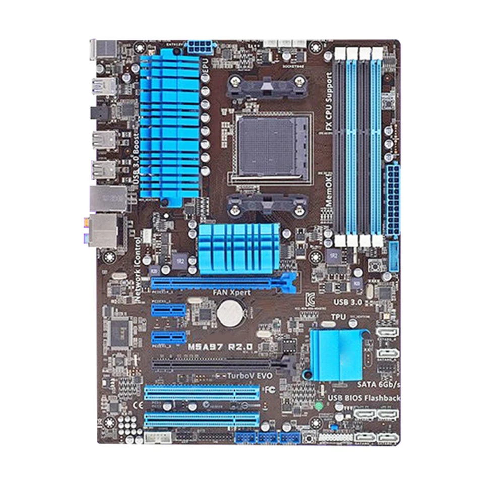 Used For ASUS M5A97 R2.0 Socket AM3+ DDR3 32GB ATX Motherboard - Image 1 of 1