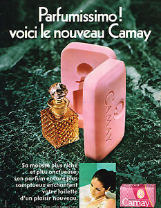 PUBLICITE ADVERTISING 055  1969  CAMAY  savon PARFUMISSIMO