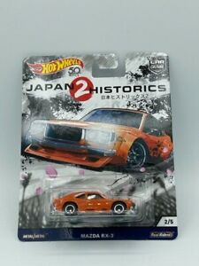 HOT WHEELS CAR CULTURE JAPAN HISTORICS MAZDA RX-3 ORANGE