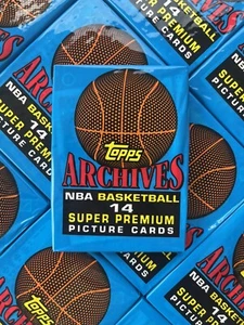 1992 Topps Archives NBA Basketball "The Rookies" 1981-1991 - Factory Sealed Pack - Picture 1 of 3