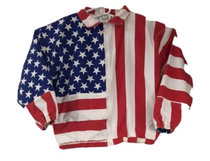 Vintage Carabella American Pride Flag  Jacket Men's M - Picture 1 of 5