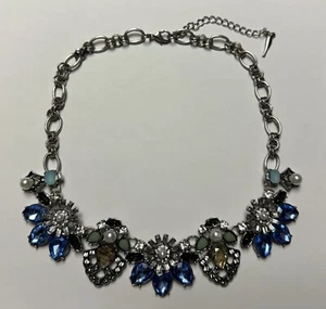 Chloe And Isabel Beau Monde Chunky Fashion Statement Rhinestone Necklace - Picture 1 of 4