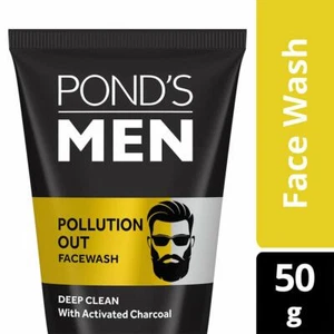 Ponds Men Pollution Out Deep Clean Face Wash 50 gm With Activated Charcoal - Picture 1 of 5