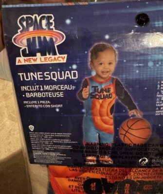 Disfraz de Space Jam Tune Squad para bebé talla 0-6 meses **NUEVO** Foto 1 de 3