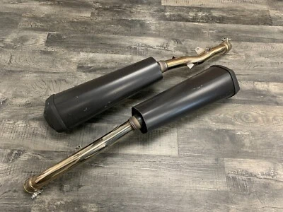 Kawasaki 2016-2023 ZX14R ZZR1400 Ninja OEM Left Right Muffler Exhaust Pipes #1A - Image 1 of 4