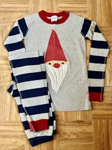 Hanna Andersson Gnome Organic Cotton Pajama Set Kids Size 130/8 - Picture 1 of 4