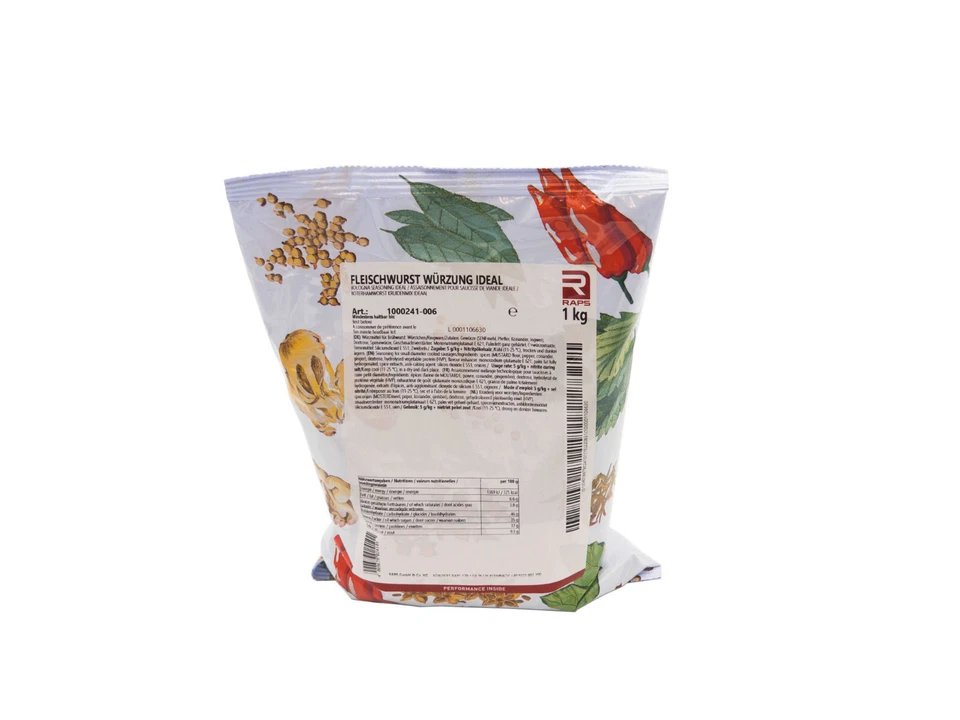 1 kg Raps Fleischwurst Würzung Ideal, bologna seasoning ideal