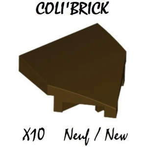 Lego 66956 - 10x Aile / Wedge 2 x 2 x 2/3 Pointed - Marron / Dark Brown - NEUF - Imagen 1 de 1