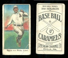1909 E90-1 American Caramel Co. Jack Barry ~~ FR condition *nice* ~~ short print