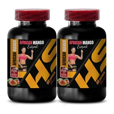 mango africano en polvo - EXTRACTO DE MANGO AFRICANO - mejores suplementos energéticos - 2 Bot Foto 1 de 4