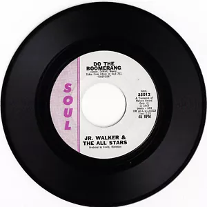 JR. WALKER & ALL STARS do the boomerang U.S.SOUL 45rpm 35012_ORIG 1965 1st label - Picture 1 of 1