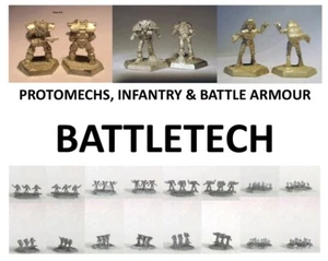 BATTLETECH RAL PATHA Miniatures Multilist Infantry Protomechs multi - Picture 1 of 22