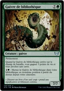 MTG Magic STX - [x2] Bookwurm/Guivre de bibliothèque, French/VF - Picture 1 of 1