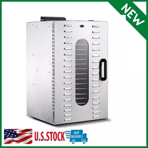 Commercial Food Dehydrator 20 Stainless Steel Trays Food Dryer Machine for Fruit - Picture 1 of 9
