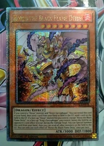 Horus the Black Flame Deity Quarter Century Secret Rare English YuGiOh NM - Picture 1 of 6