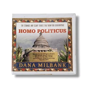 Homo Politicus Strange & Scary Tribes that Run Our Government Audio Book Milbank - Picture 1 of 6