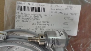 Tecnología de sensores Wachendorff 25 mm DG 25H WDG 25H-100-AB-A-3 WDG25H-100-AB-A-3 - Imagen 1 de 10