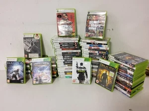 84 x Empty Xbox 360 Cases Joblot- Red Dead Redemption GTA COD Minecraft Halo4 20 - Picture 1 of 6