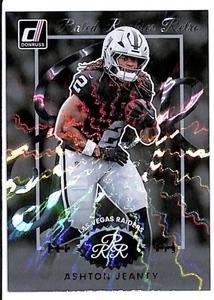 Ashton Jeanty (RC) ✨ 2025 Donruss Rated Rookies Retro #10 - Raiders Rookie RB - Imagen 1 de 2