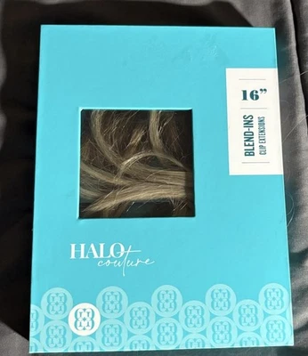 Halo Couture Blonde Human Hair Layered Extensions 16 Inch Color 116 2 Wefts - Image 1 of 4