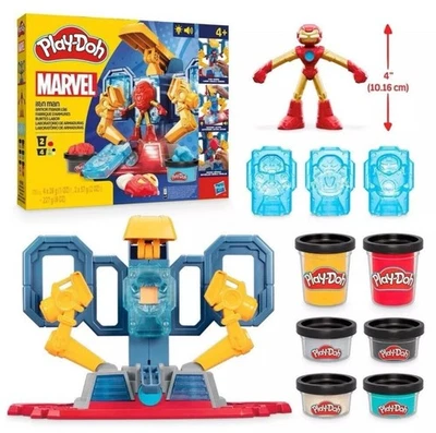 Play-Doh Marvel Iron Man Armor Maker Lab Playset with Iron Man Action Figure - Image 1 of 2