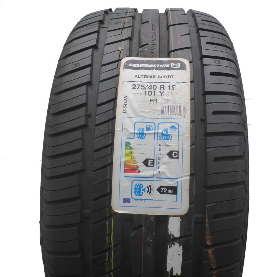 1 x GENERAL 275/40 R19 101Y Altimax Sport Sommerreifen 2017 VOLL - Bild 1 von 4