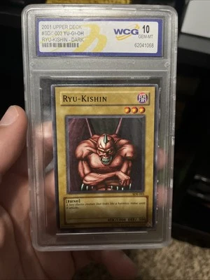 YU-GI-OH RYU-KISHIN DARK 2001 Upper Deck #SDK-003 GEM MINT 10 KONAMI - Image 1 of 2