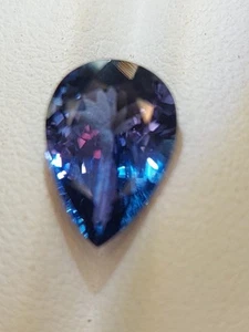 Certified blue Tanzanite gemstone - faceted natural zoisite 4.05 CTS - Picture 1 of 11