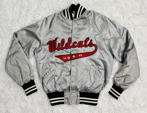 Vintage Howe Athletic Apparel Satin Button Up Long Sleeve Jacket Size Medium - Picture 1 of 10