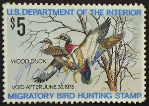 U.S. Used Stamp Scott #RW41 $5 Federal Duck Hunting. XF - Superb. A Gem! - Picture 1 of 2
